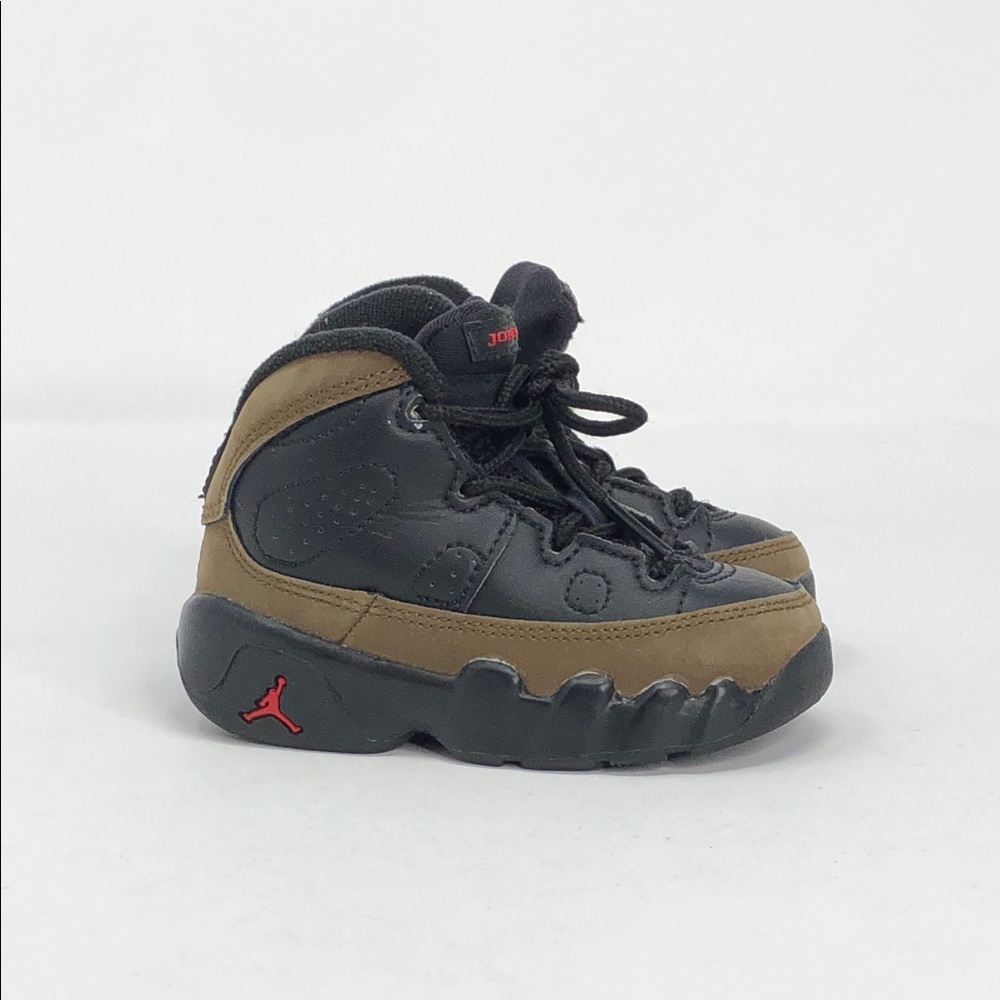 Nike Air Jordan 9 Retro Olive (TD) Toddler 401812-030 Athletic Shoes - Size 5C